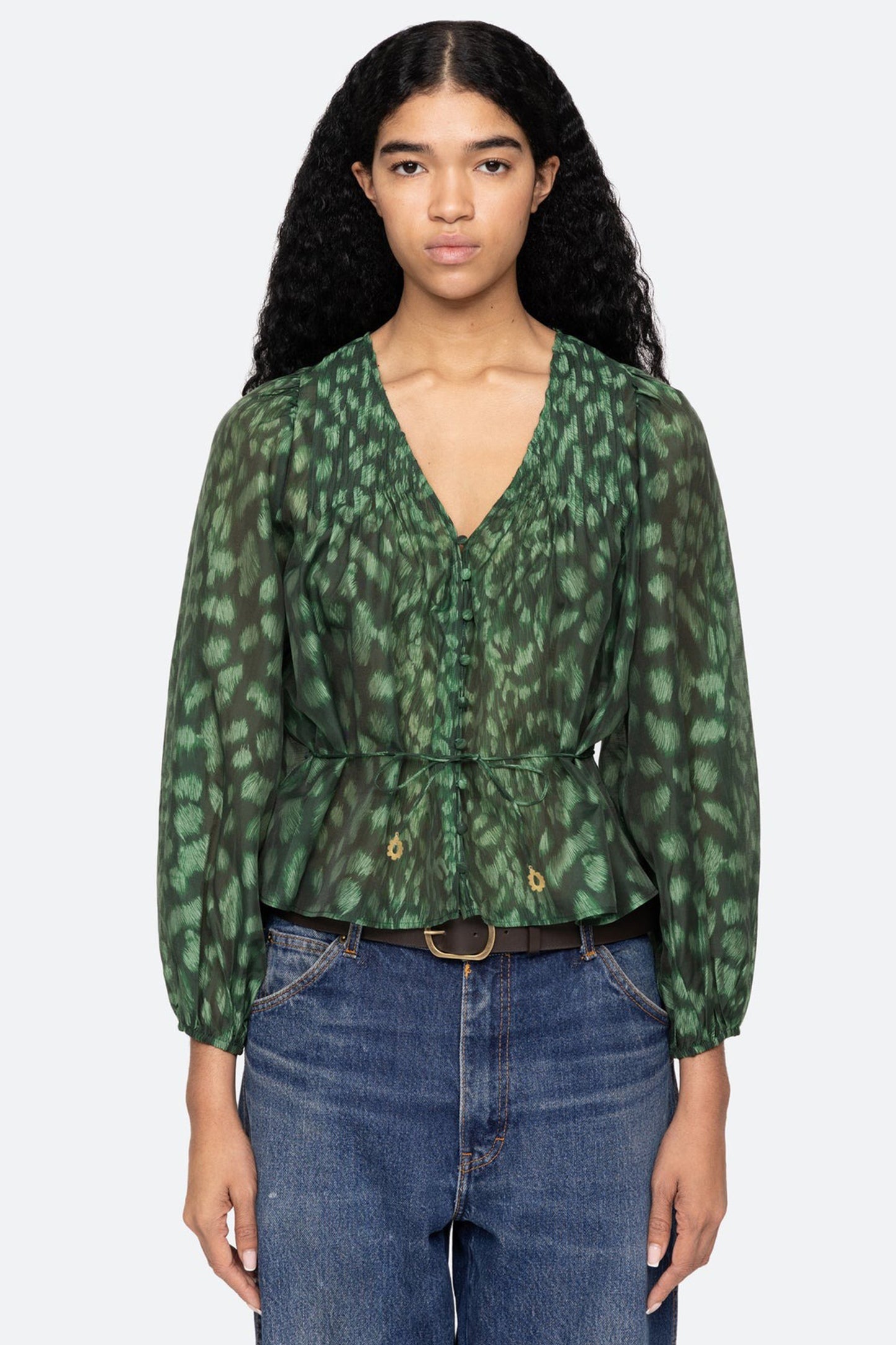 Claude L/SLV Top