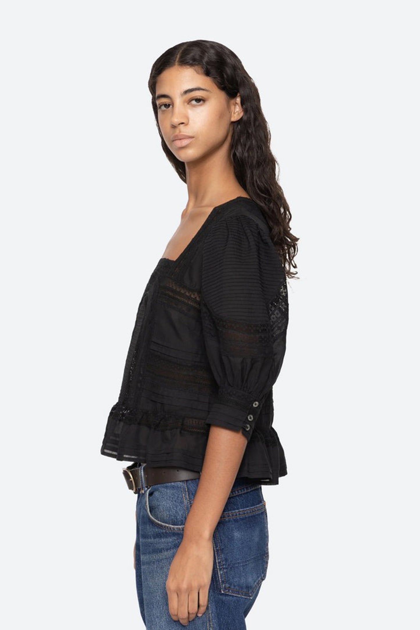 Franca Lace S/SLV Top