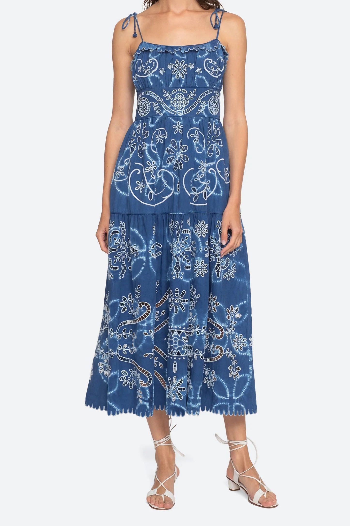 Liat Embroidery A-Line Dress - FINAL SALE