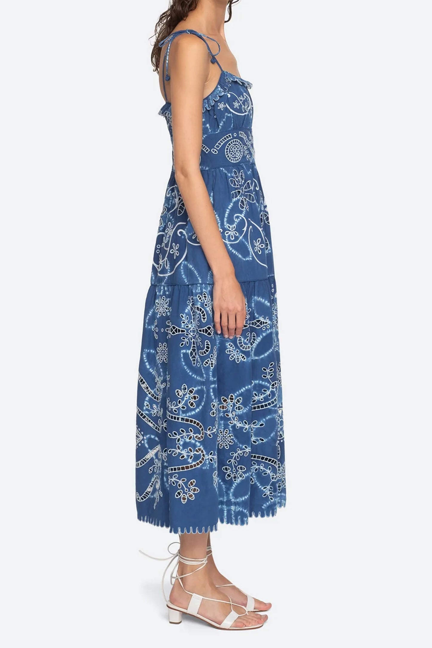 Liat Embroidery A-Line Dress - FINAL SALE