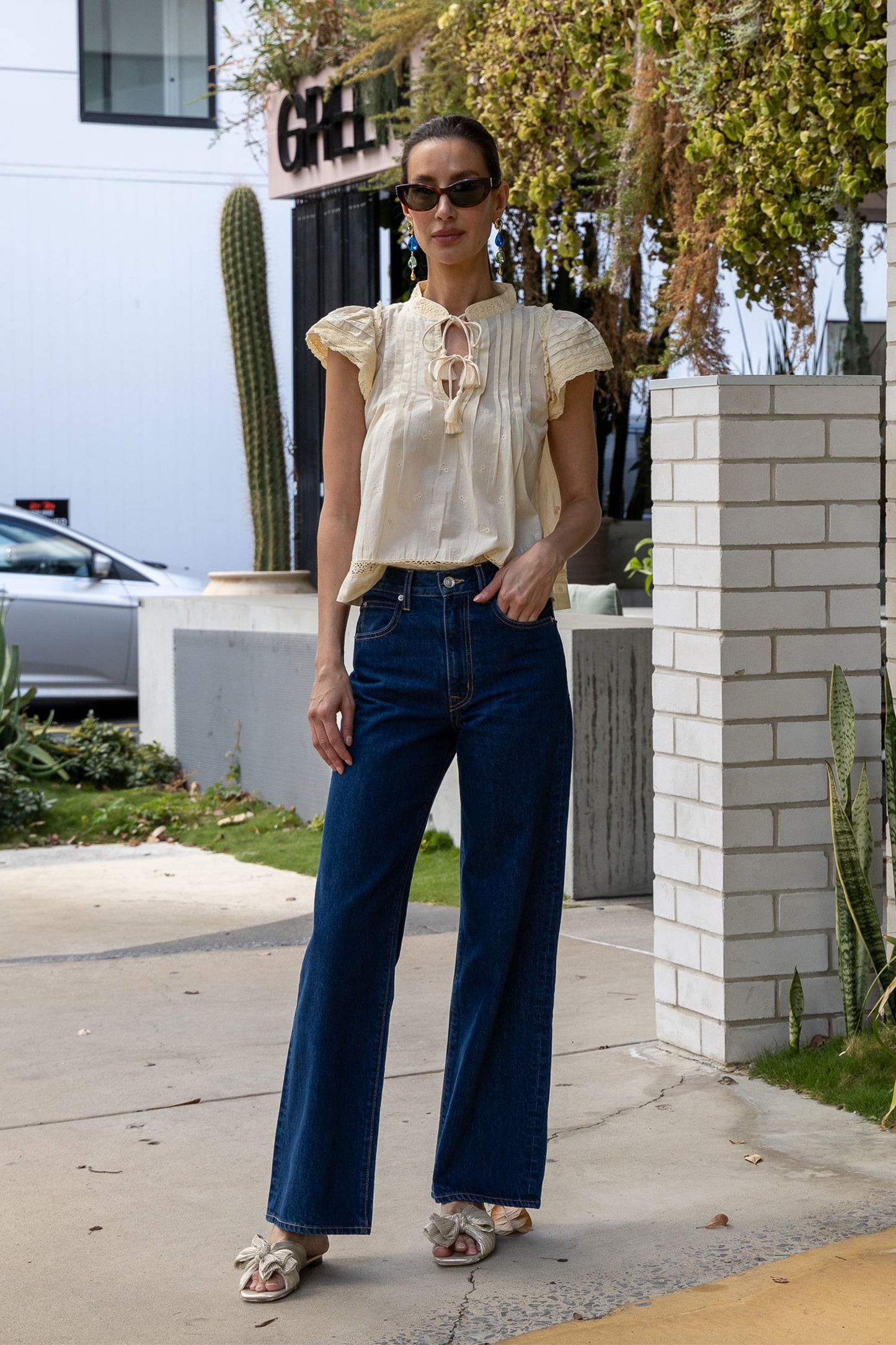 Loren Flutter SLV Top