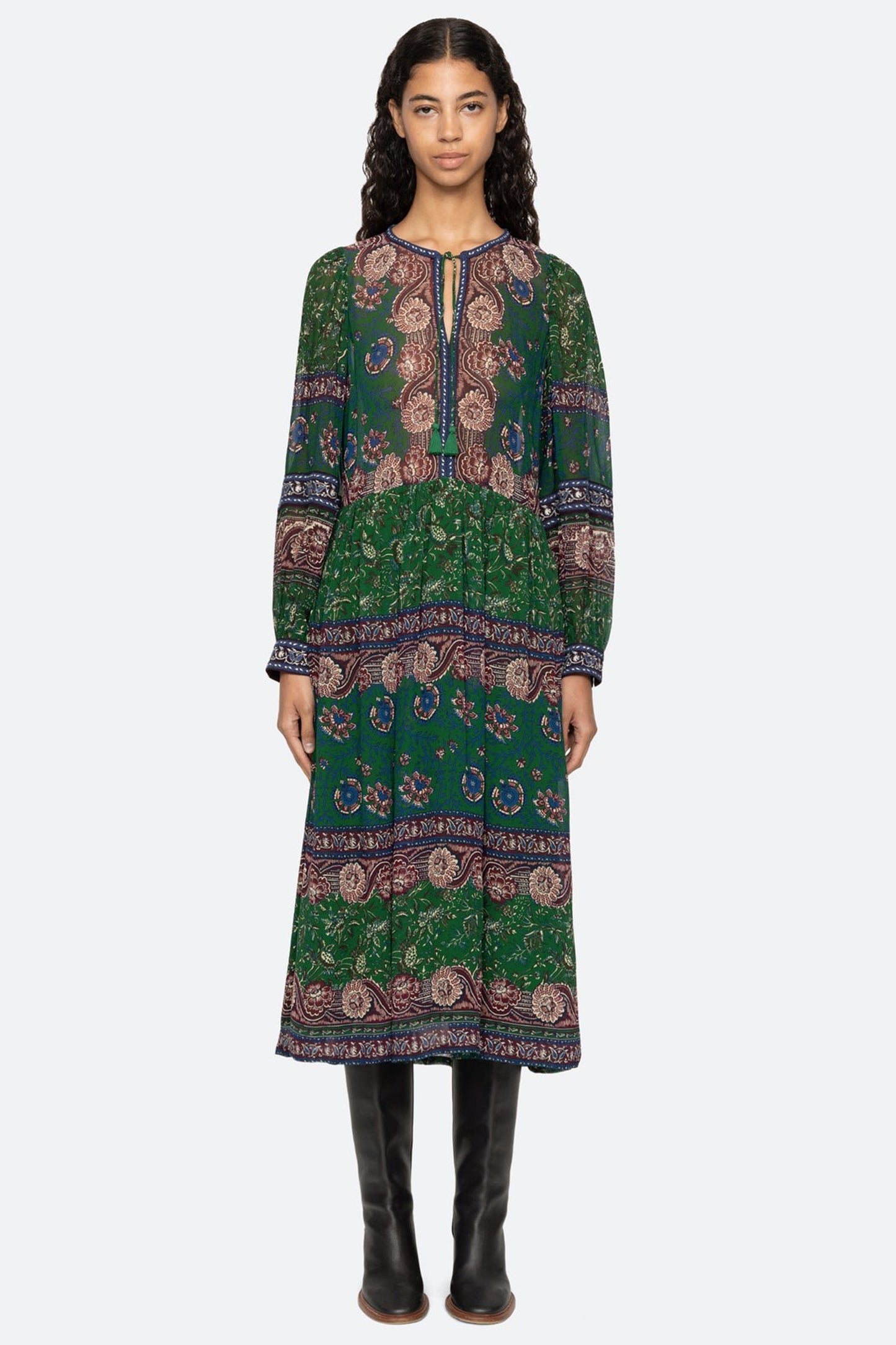 Melba L/SLV Midi Dress