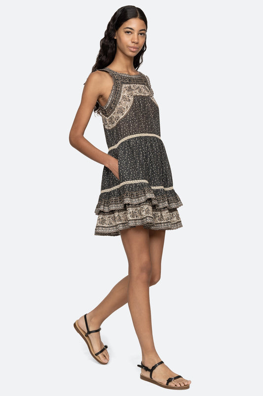 Palma Print Tank Tunic Dress