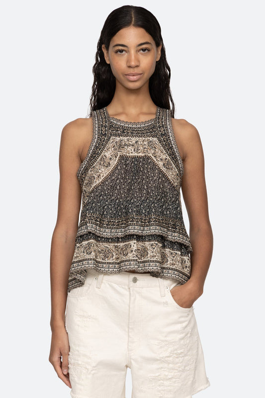 Palma Print Tank Top