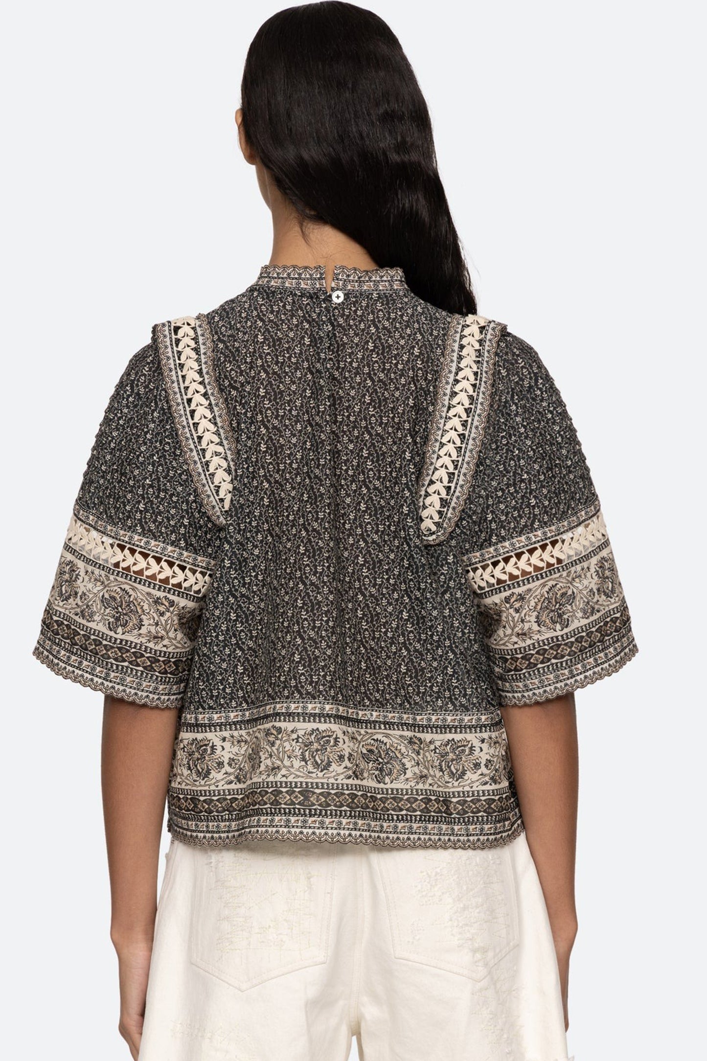 Palma Print S/SLV Top