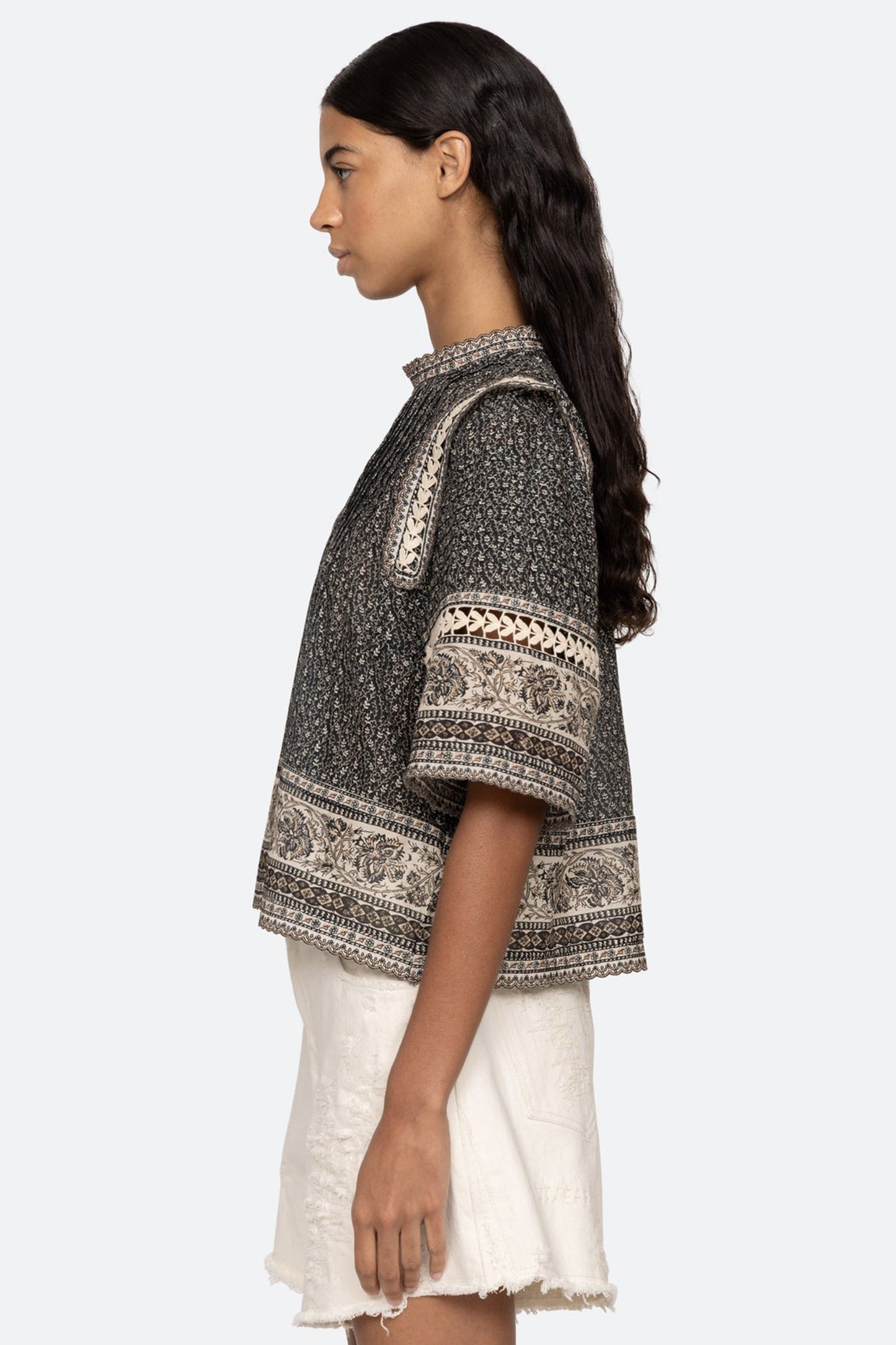 Palma Print S/SLV Top