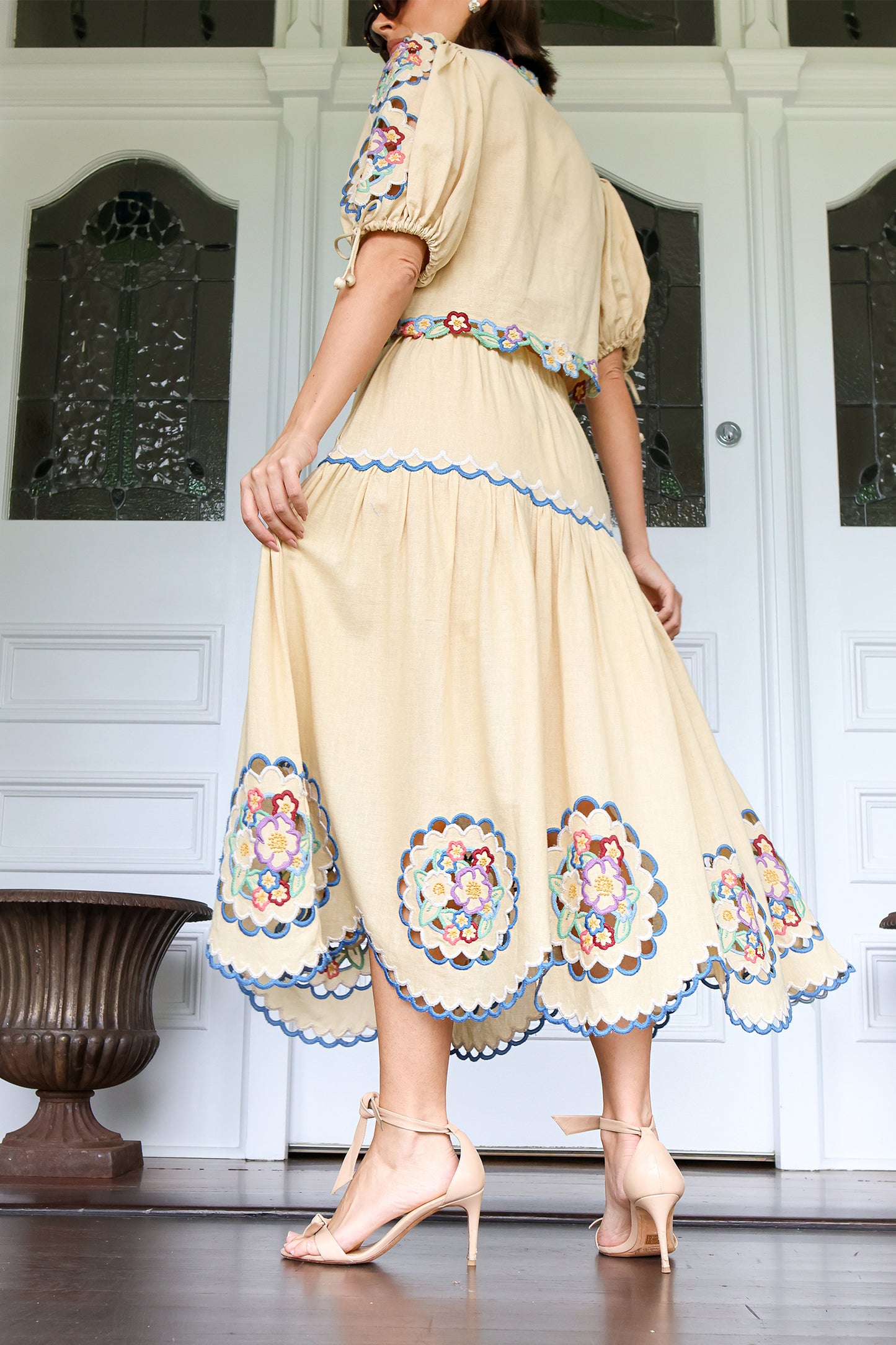 Melinda Embroidery Skirt