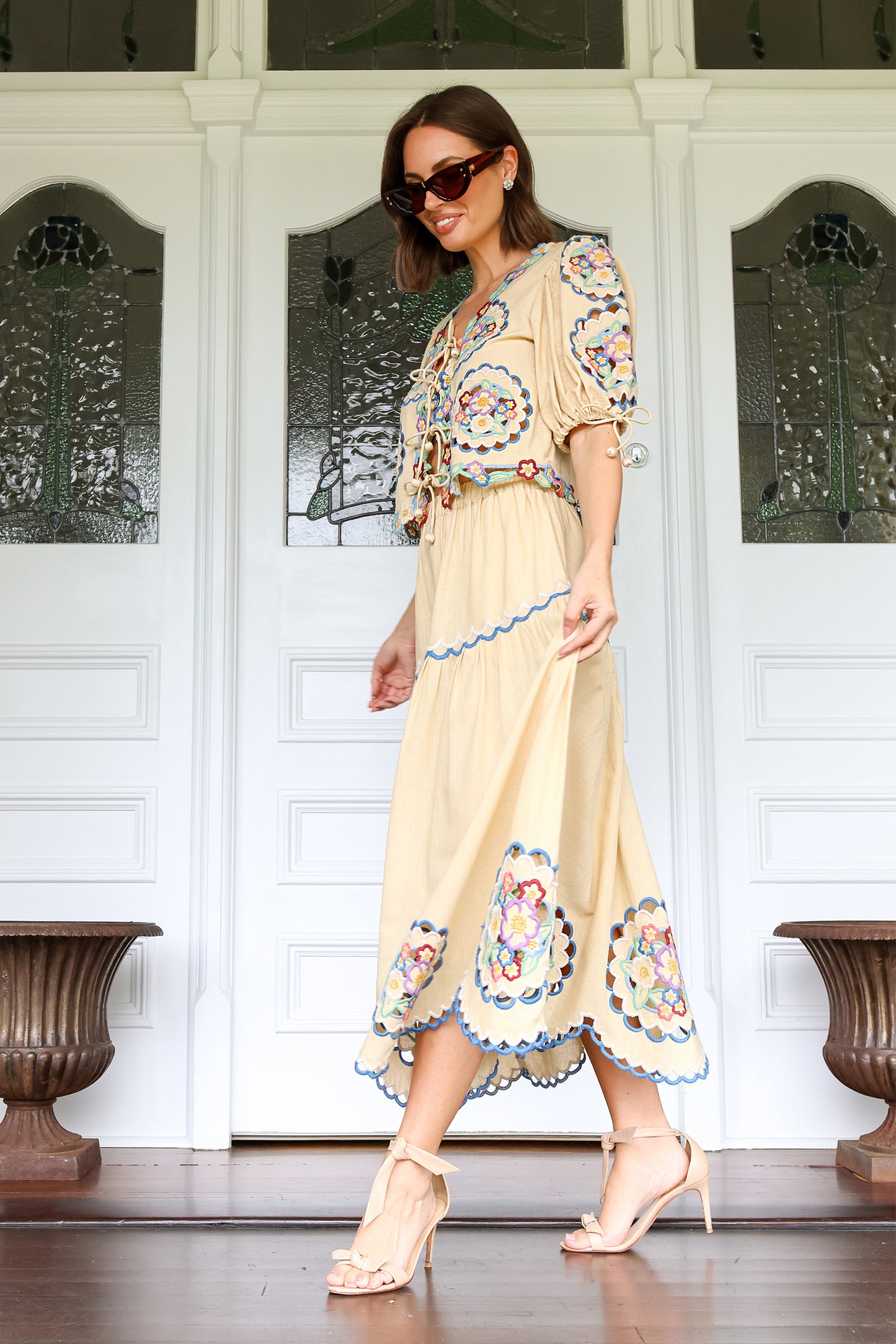 Melinda Embroidery Skirt