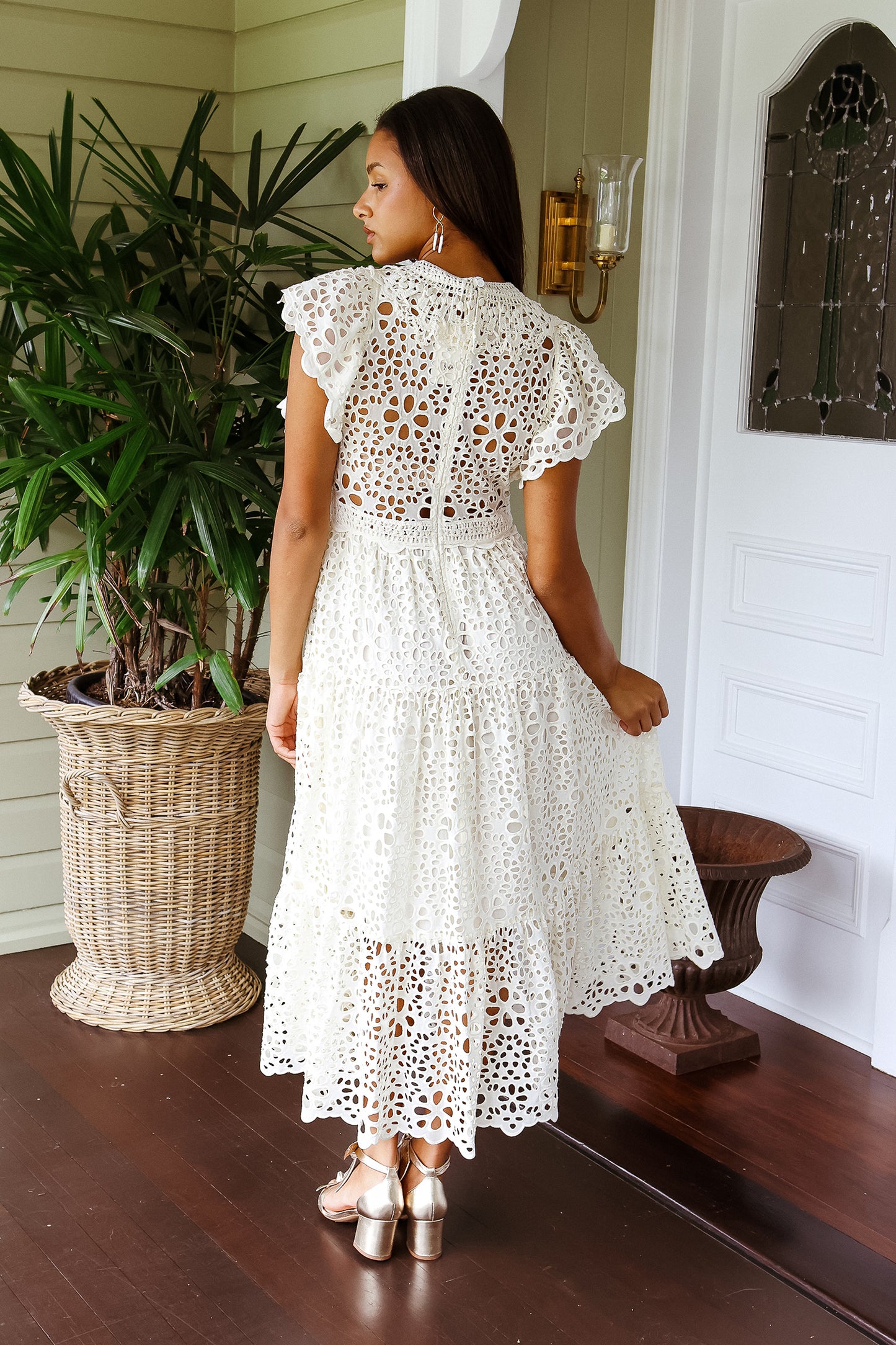 Lumi Eyelet Maxi Dress