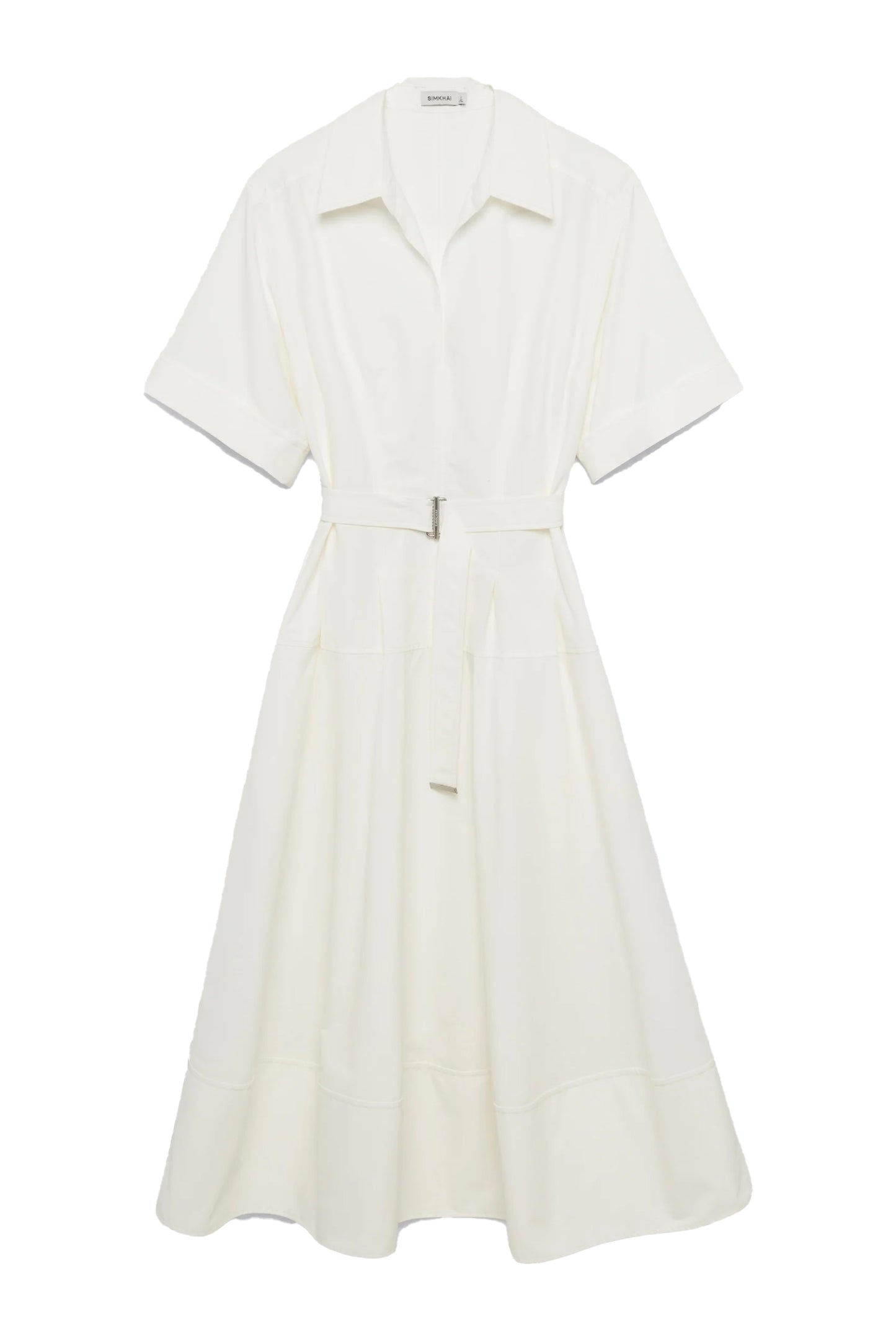 Deanna S/S Belted Midi Dress