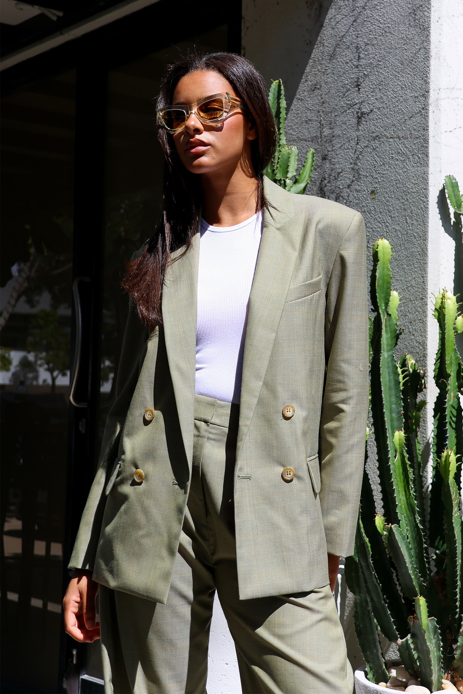 Amelia Glenplaid Blazer – Samantha Ogilvie