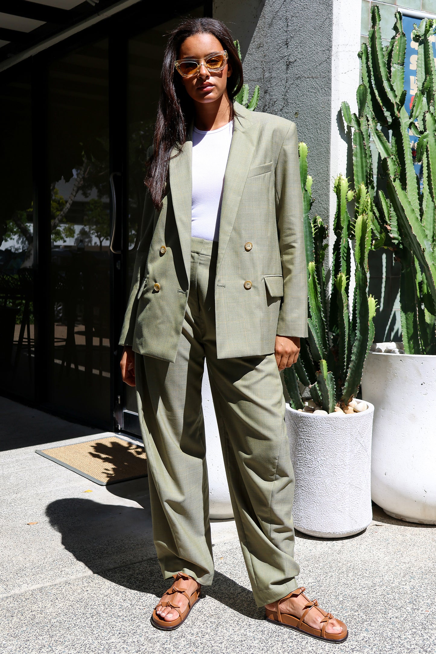 Amelia Glenplaid Simon Trouser