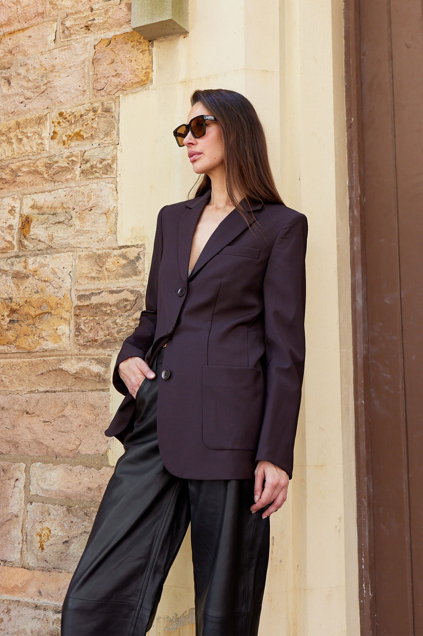 Tropical Wool Max Blazer - FINAL SALE