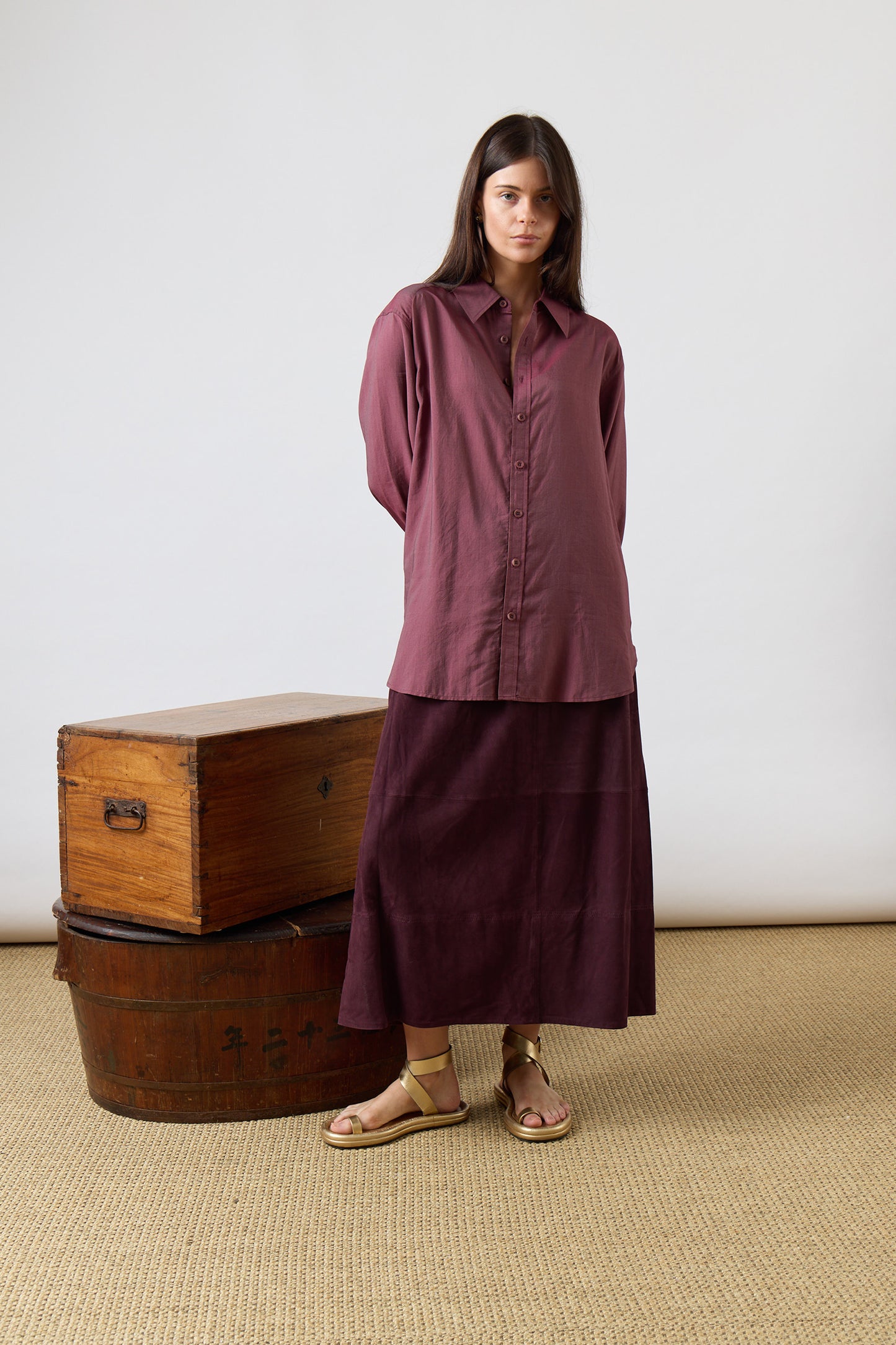 Silk Voile Charlie Mens Slim Shirt