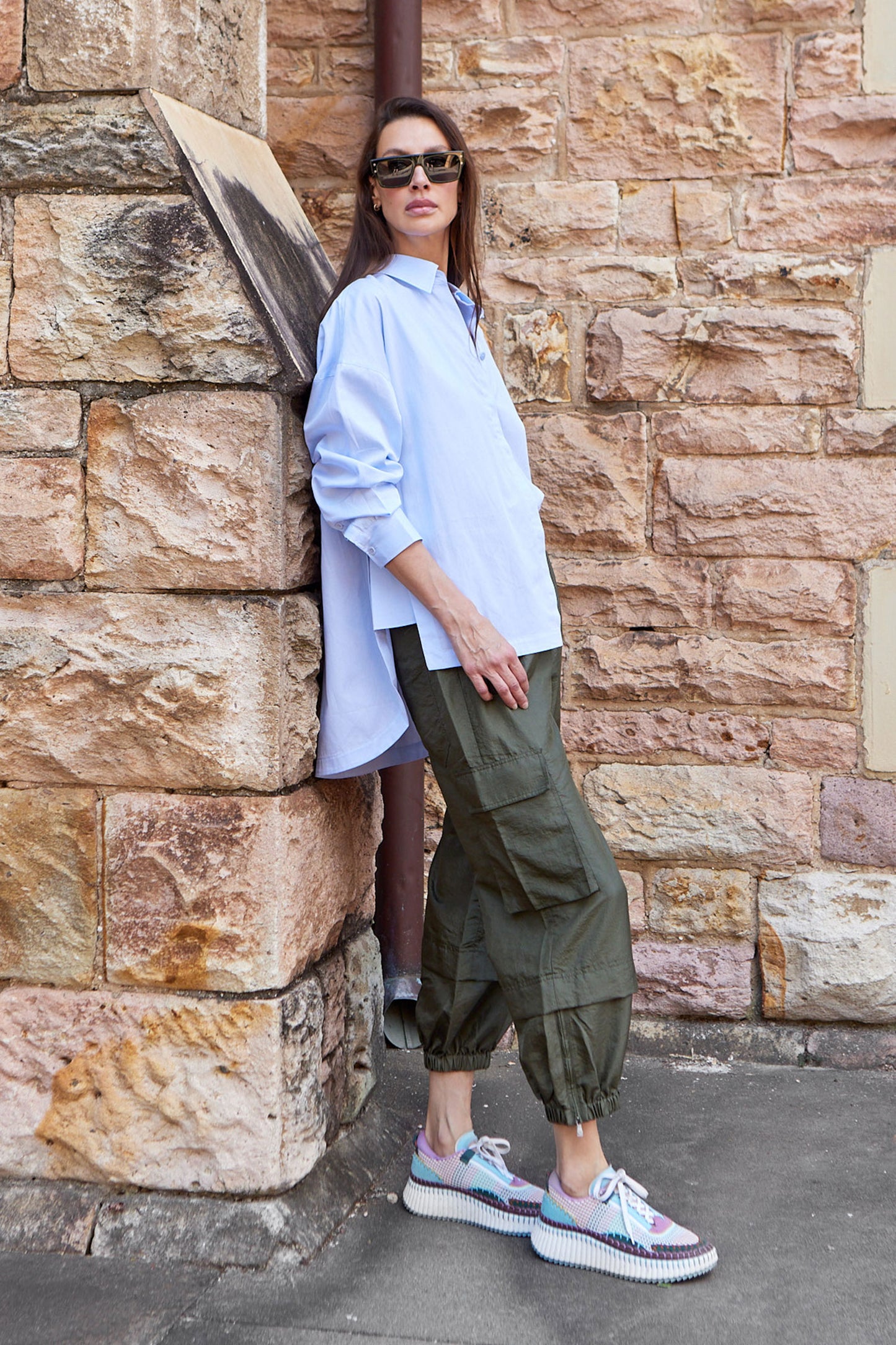 Crispy Nylon Wilt Pull On Jogger