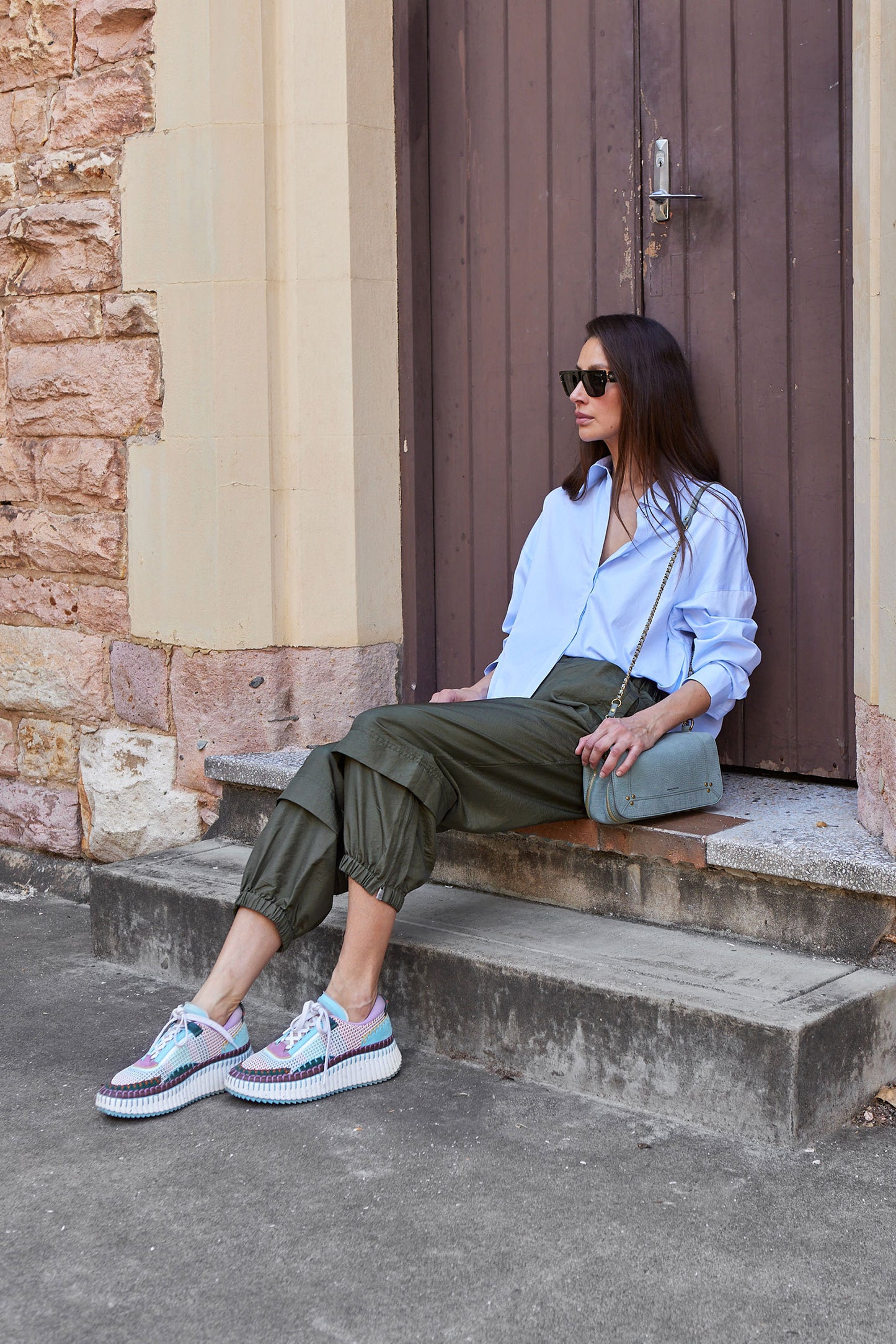 Crispy Nylon Wilt Pull On Jogger
