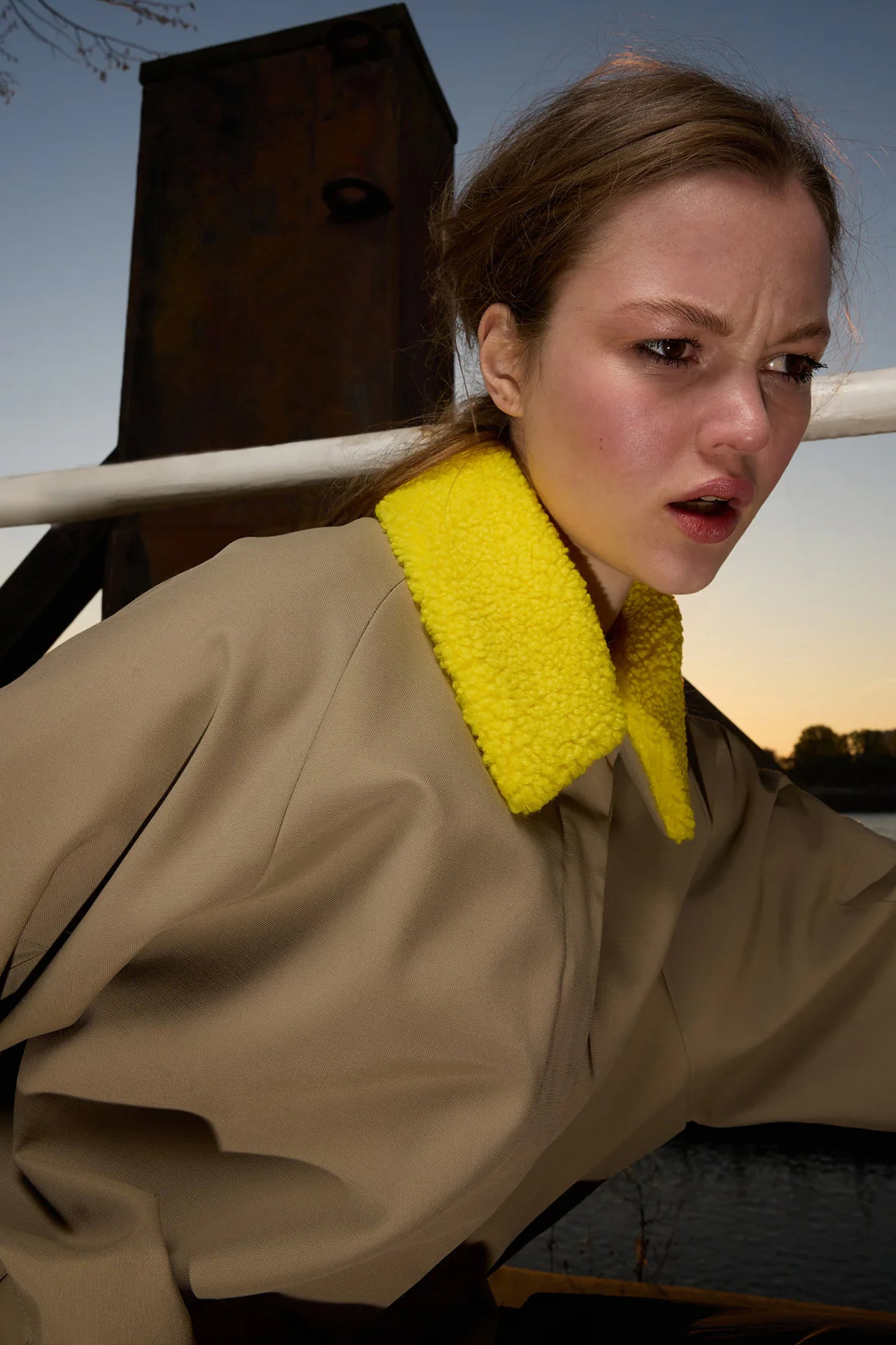 Lotte Nylon Car Coat