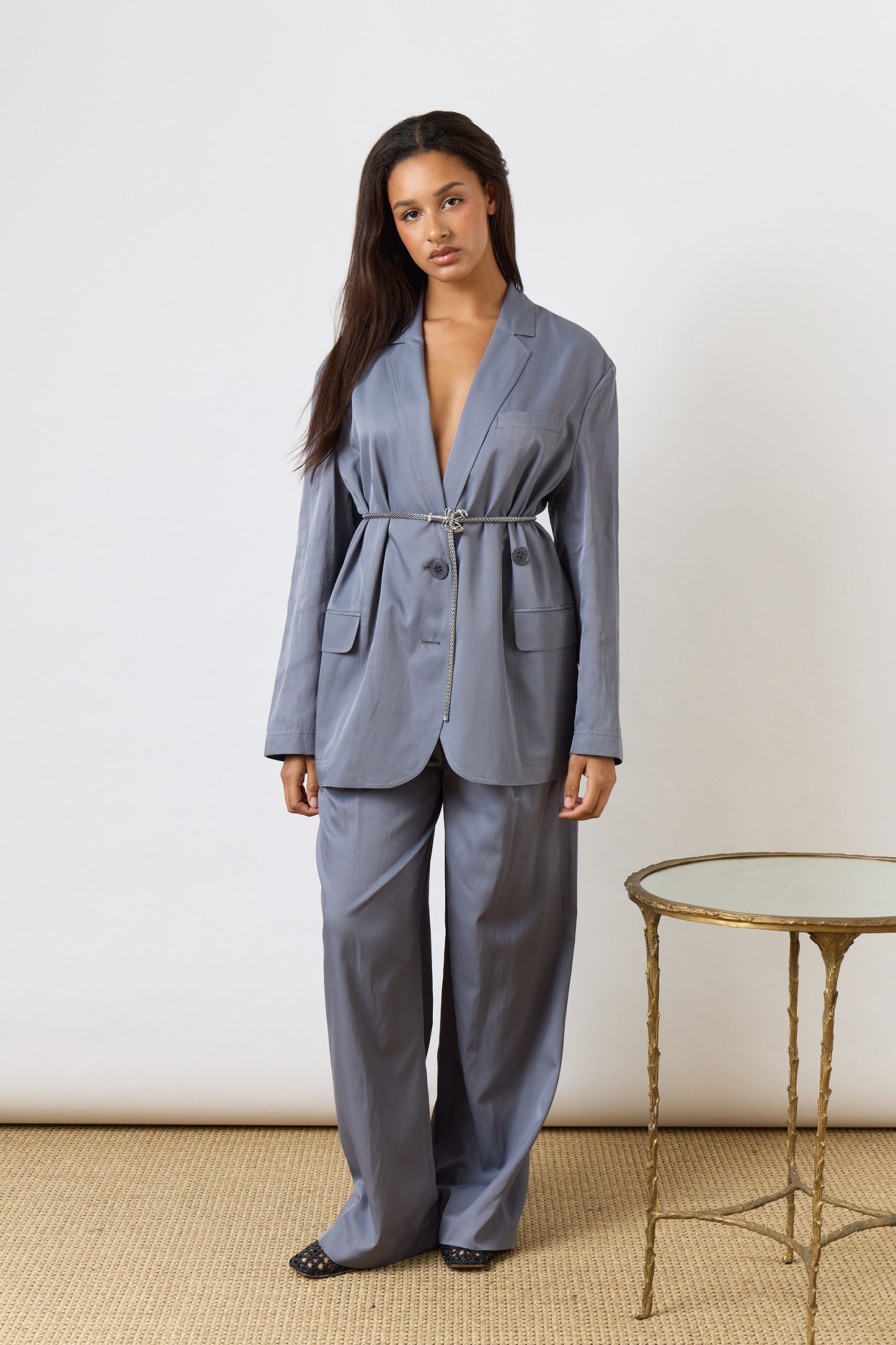 Drapey Suiting Marit Pull On Pant