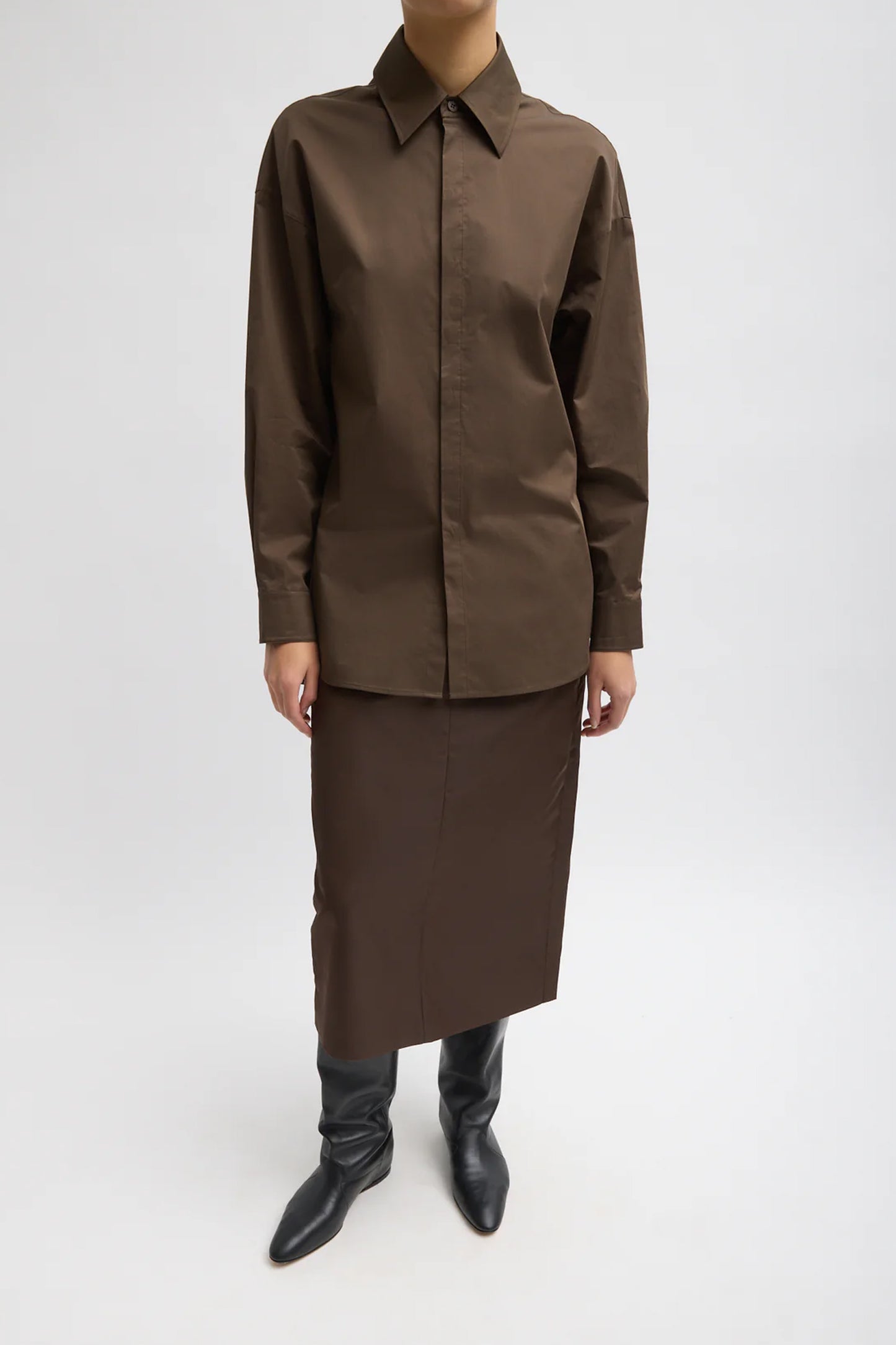 Eco Poplin Tailored Shirt