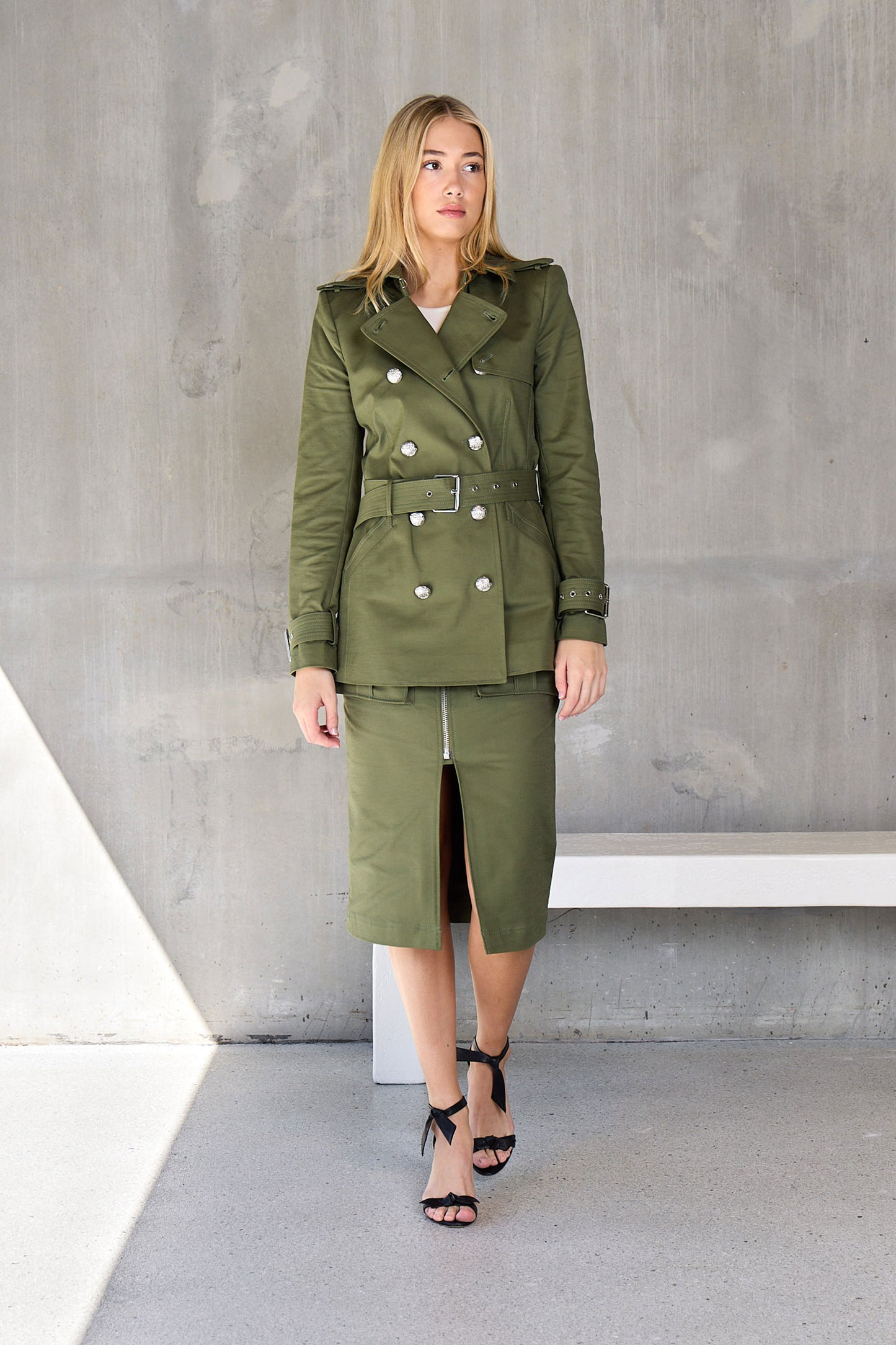 Angelique Dickey Trench Coat