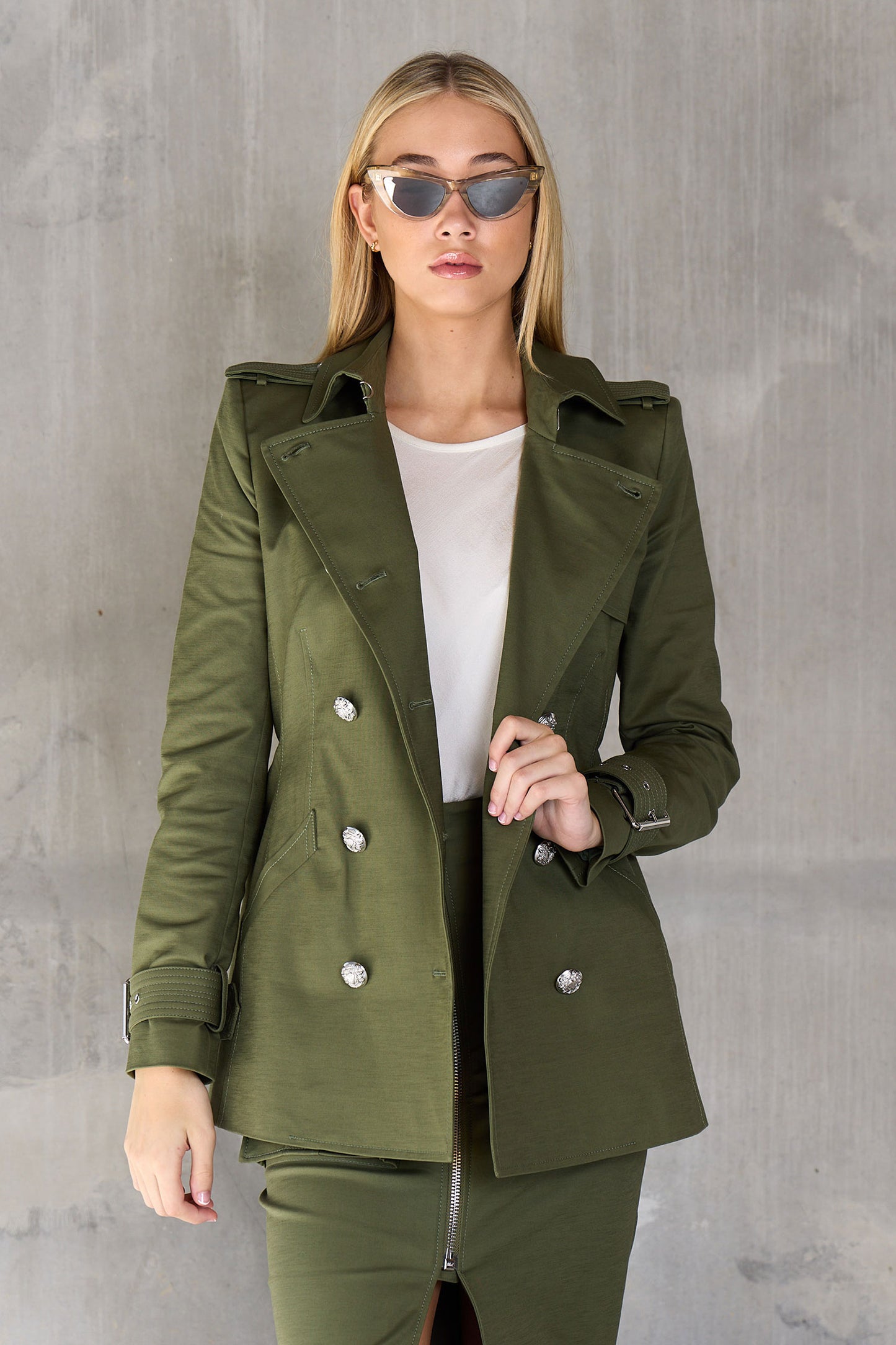 Angelique Dickey Trench Coat