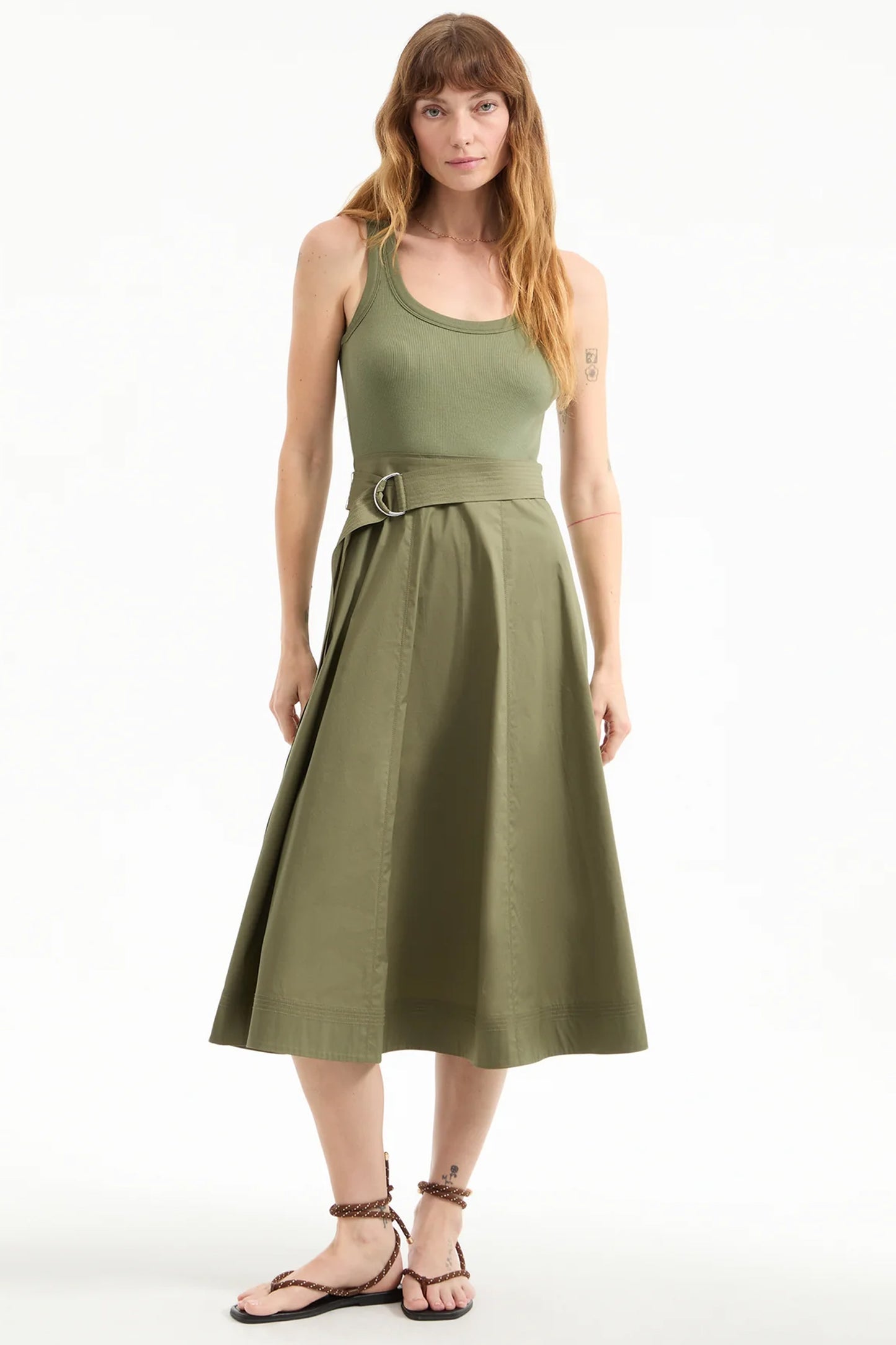 Ennis Mixed Media Dress