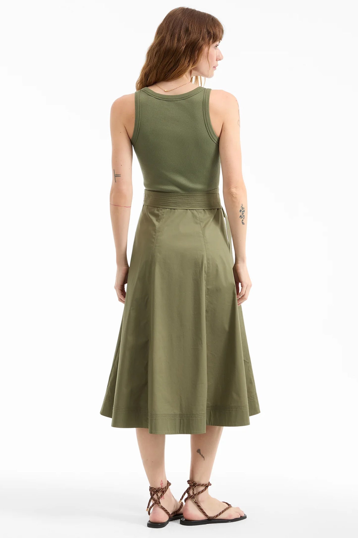 Ennis Mixed Media Dress