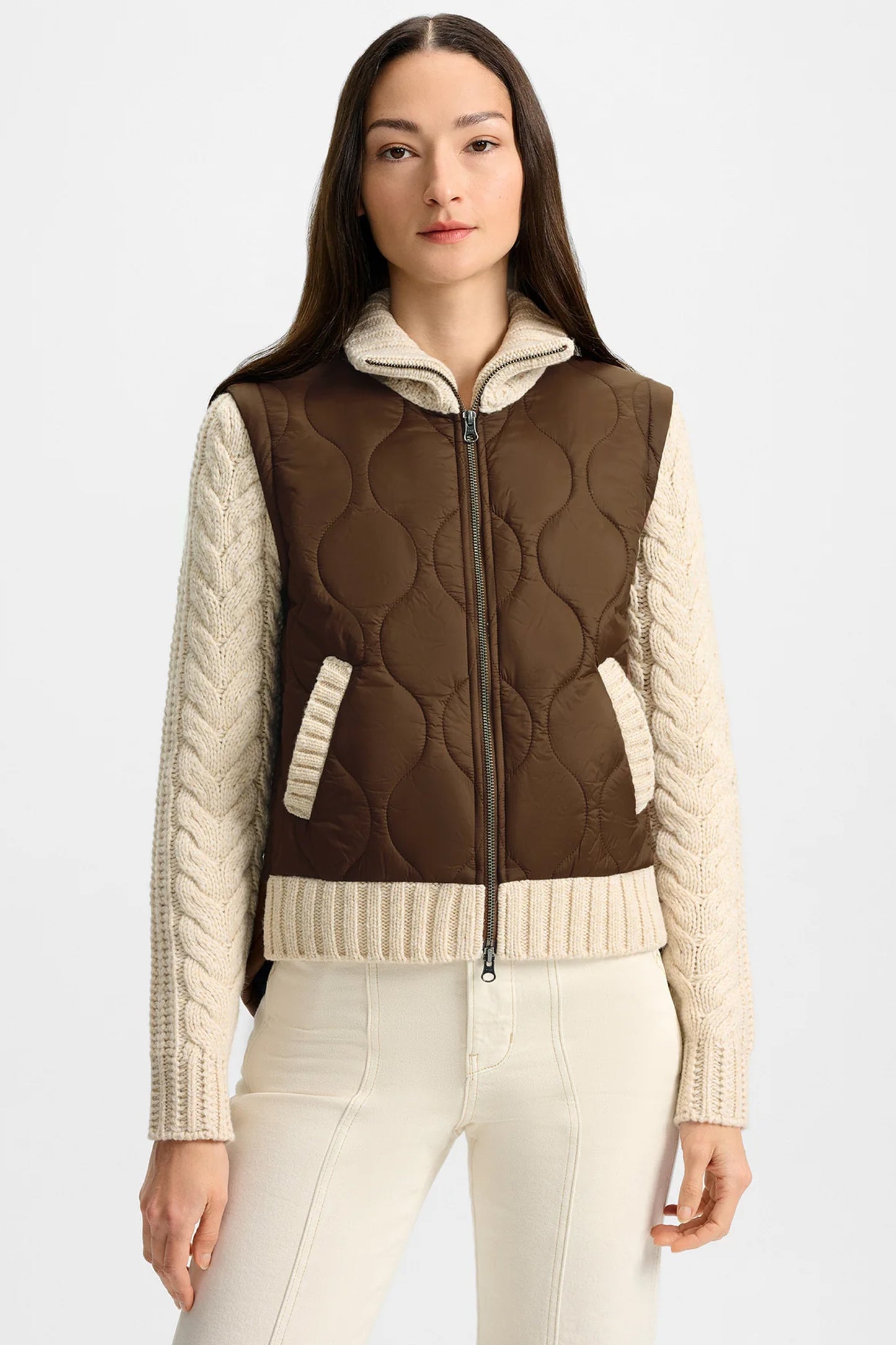 Patra Mixed Media Jacket
