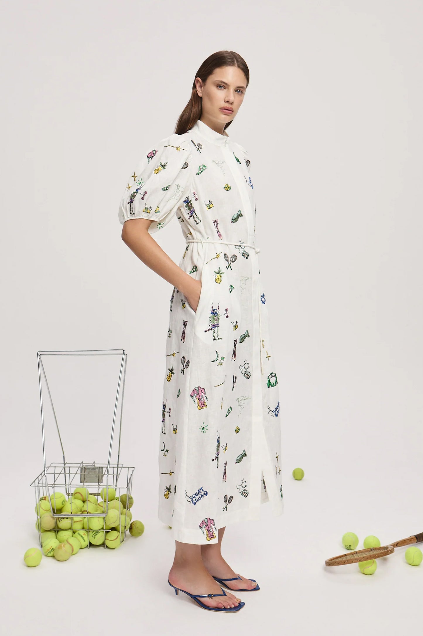 Play Embroidered Shirtdress