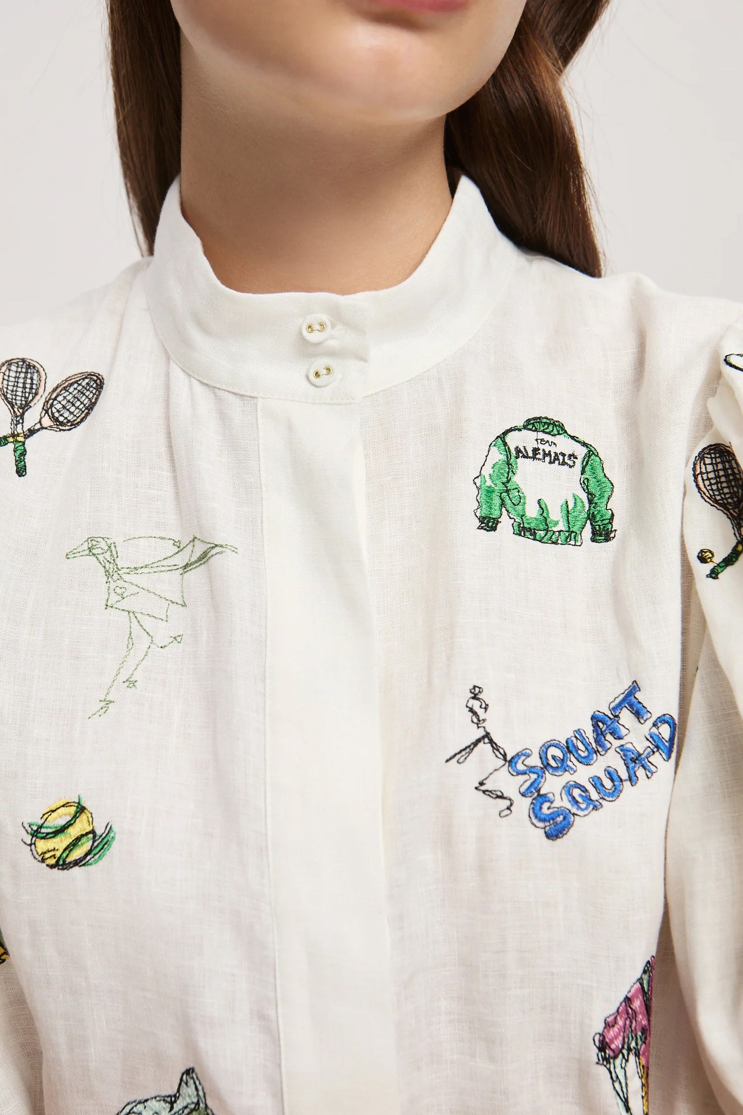 Play Embroidered Shirtdress
