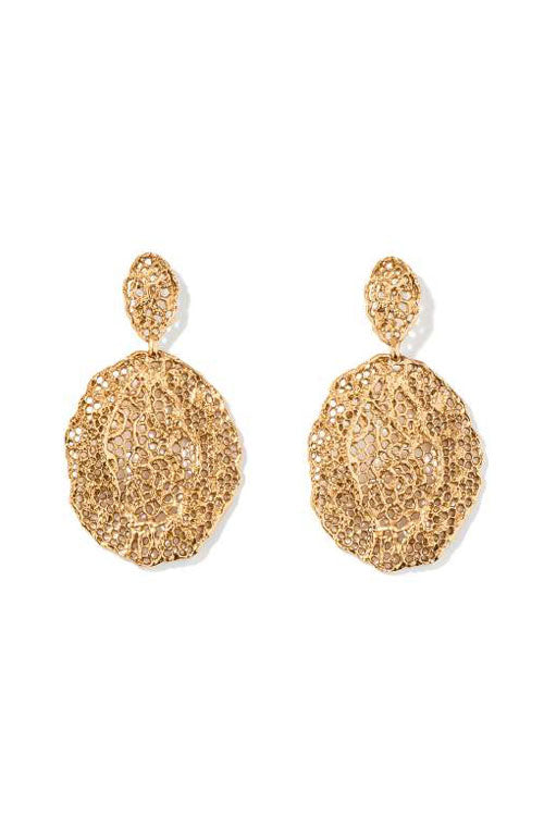 Lace Clip Earrings