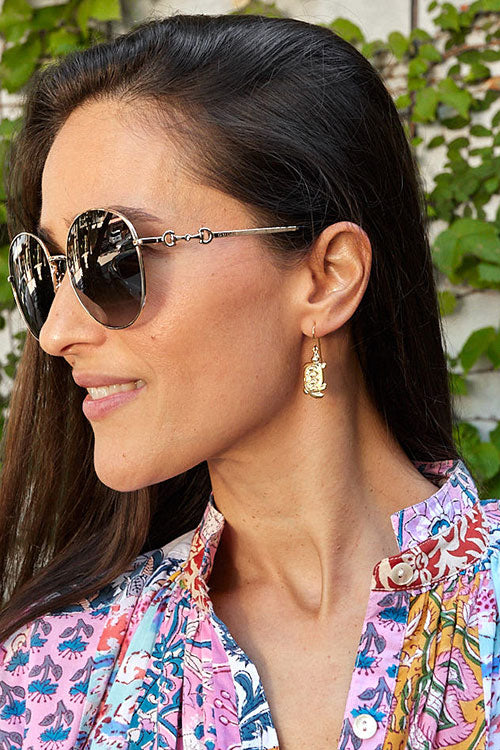 Turtle Charm Earring