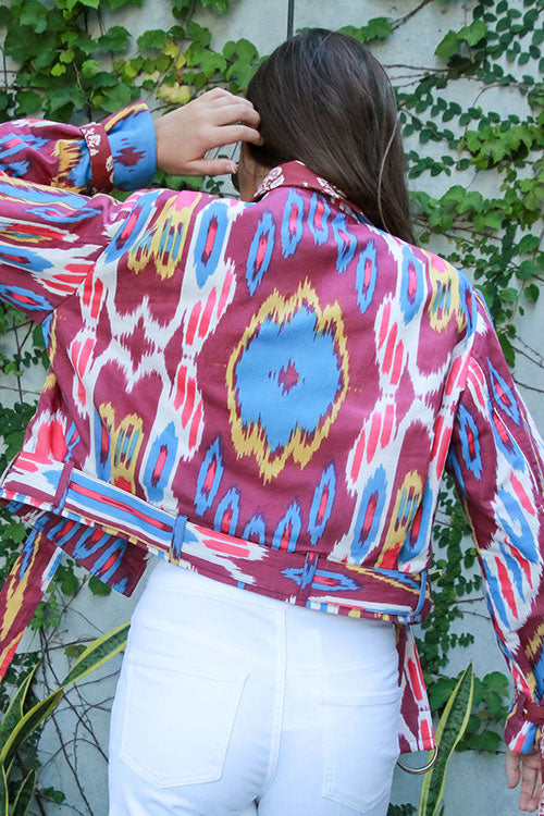 Domino Ikat Jacket - FINAL SALE