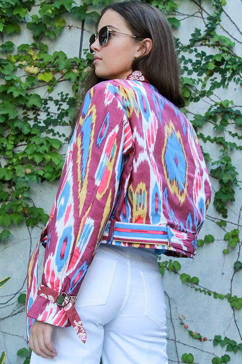 Domino Ikat Jacket - FINAL SALE