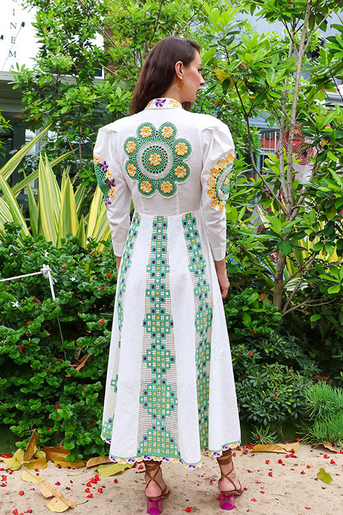 Ramona Crochet Midi Dress - FINAL SALE