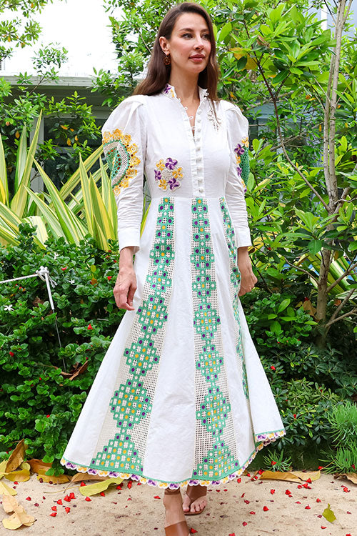 Ramona Crochet Midi Dress - FINAL SALE