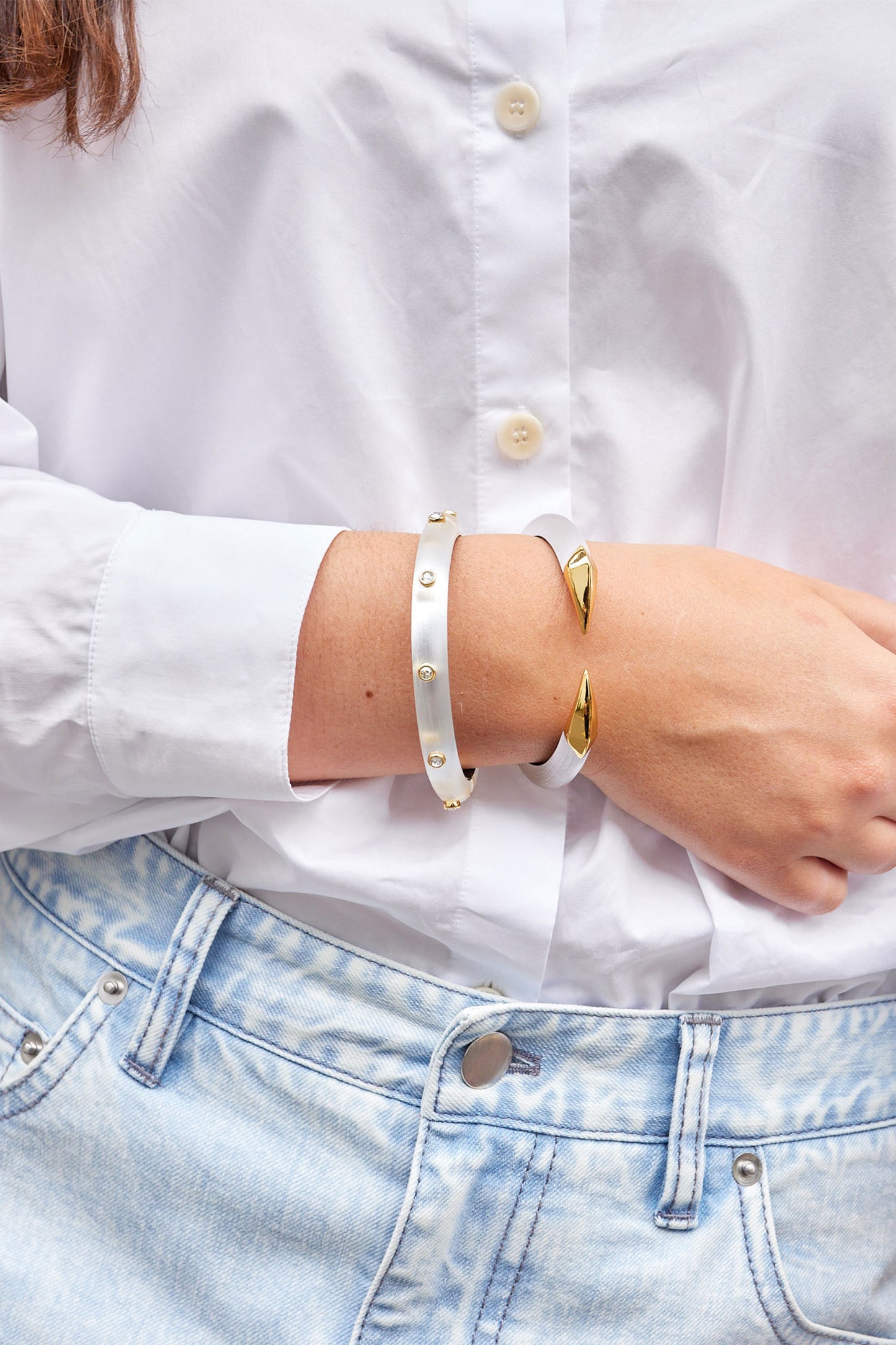 Pyramid Brake Hinge Bracelet