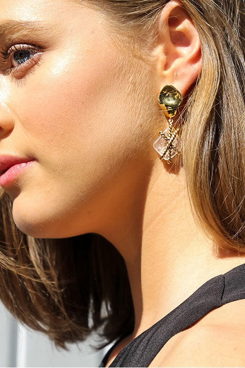 Mycene Crystal Rope Earrings