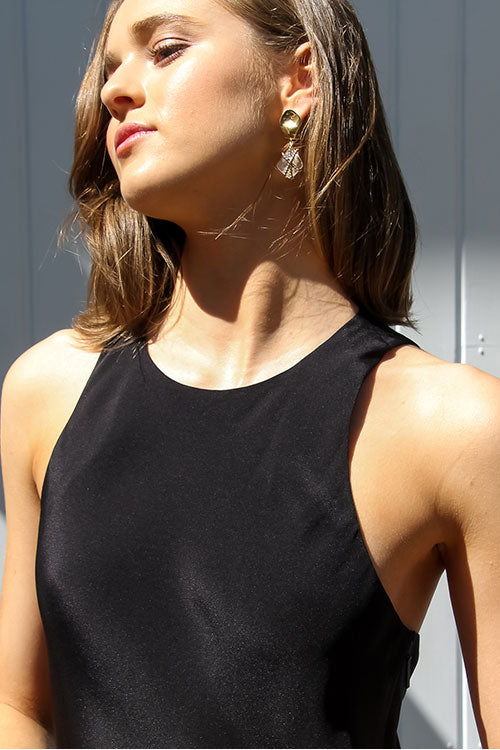Mycene Crystal Rope Earrings