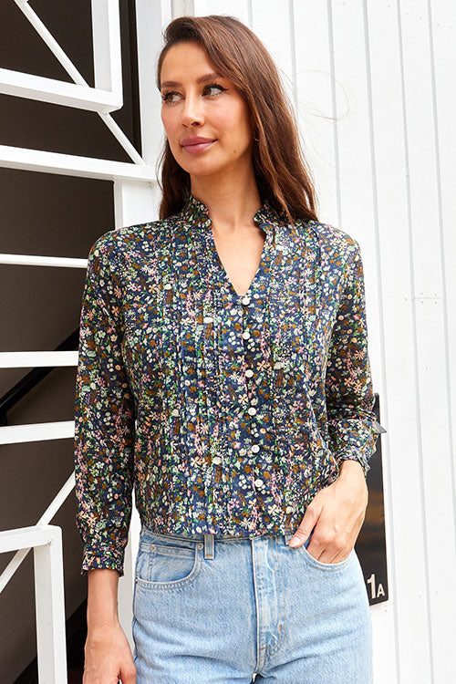 Finley Pintuck Blouse - FINAL SALE