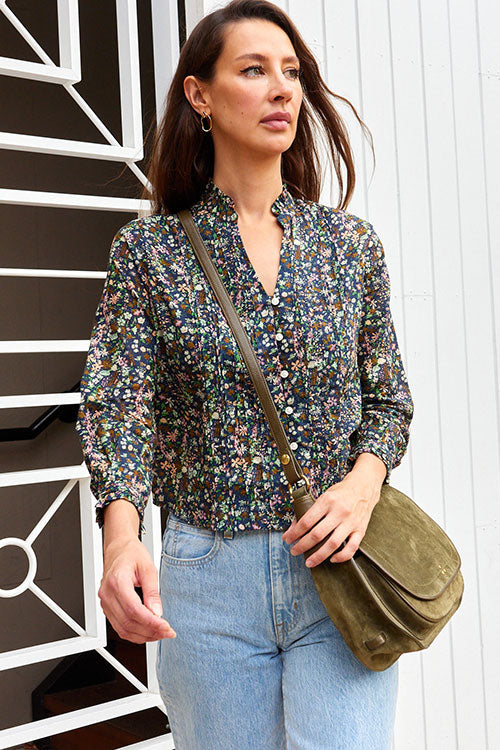 Finley Pintuck Blouse - FINAL SALE
