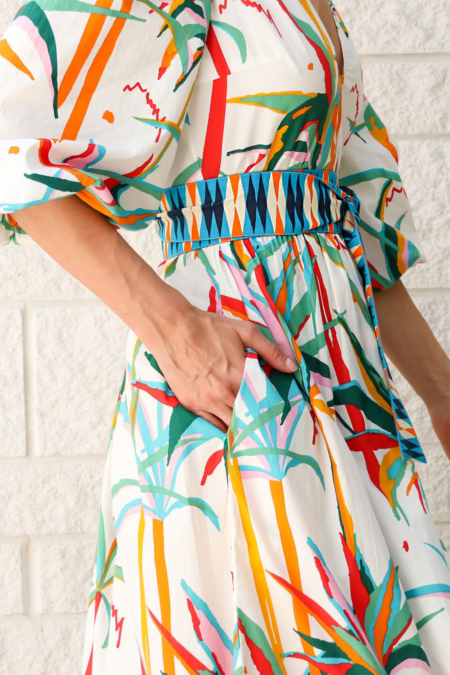 Loretta Tropical Dress - FINAL SALE