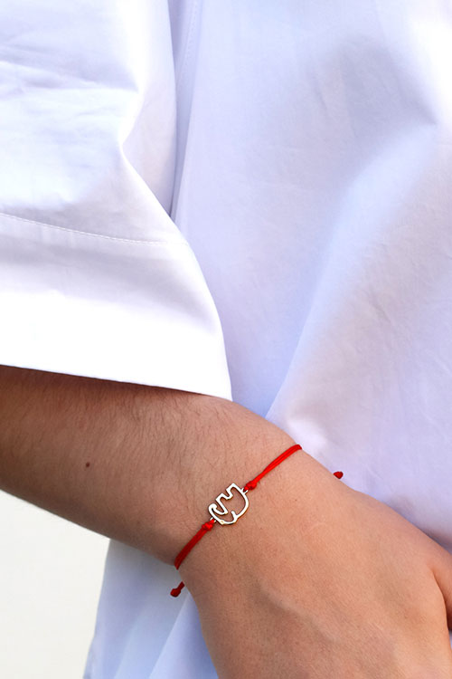 Elephant Cord Bracelet