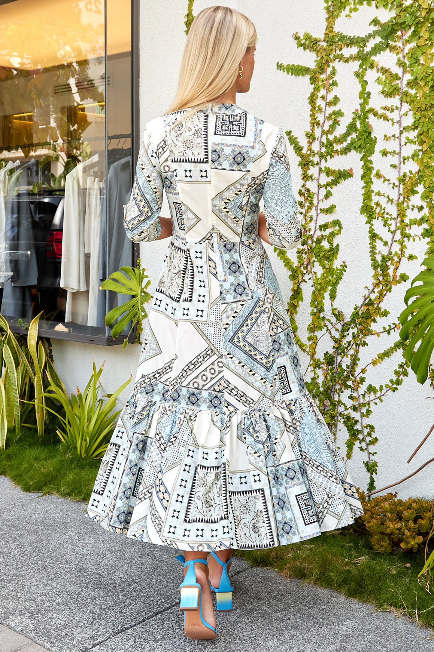 Patchwork Cotton Dress - FINAL SALE
