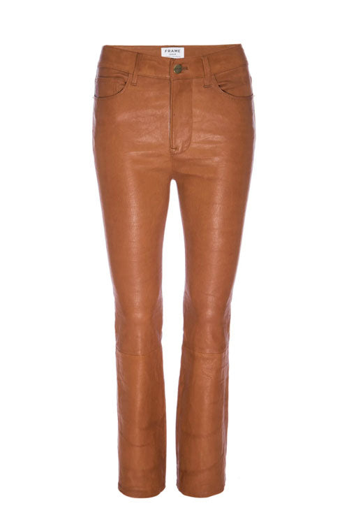 Le Crop Mini Boot Leather