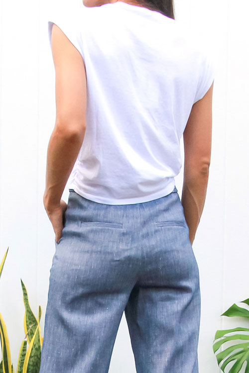 Knotted Rolled Tee