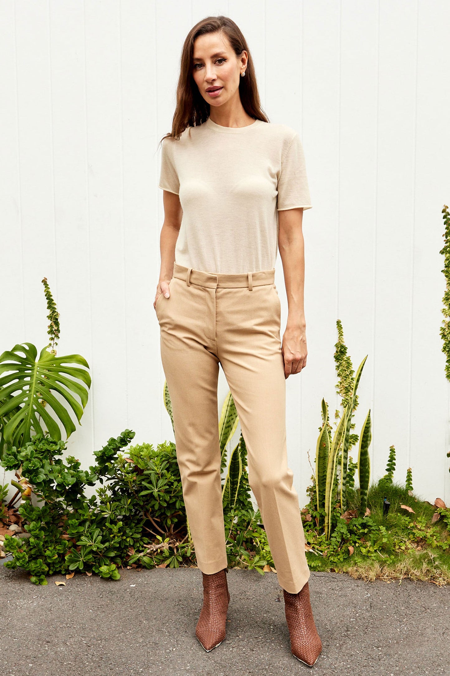 S/s Cashmere Tee