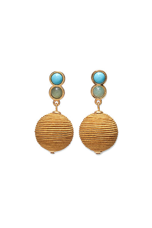 Teak Earrings