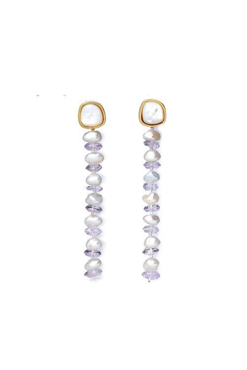 Wisteria Column Earrings