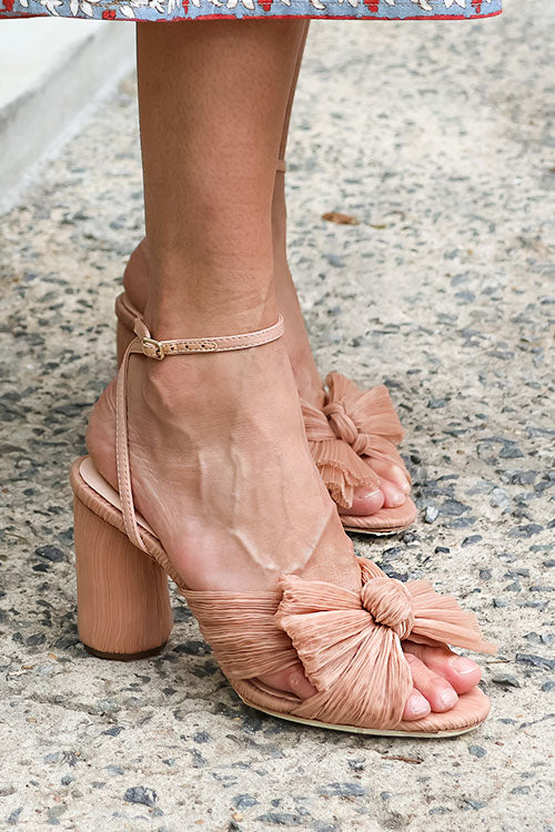Camellia Bow Heel